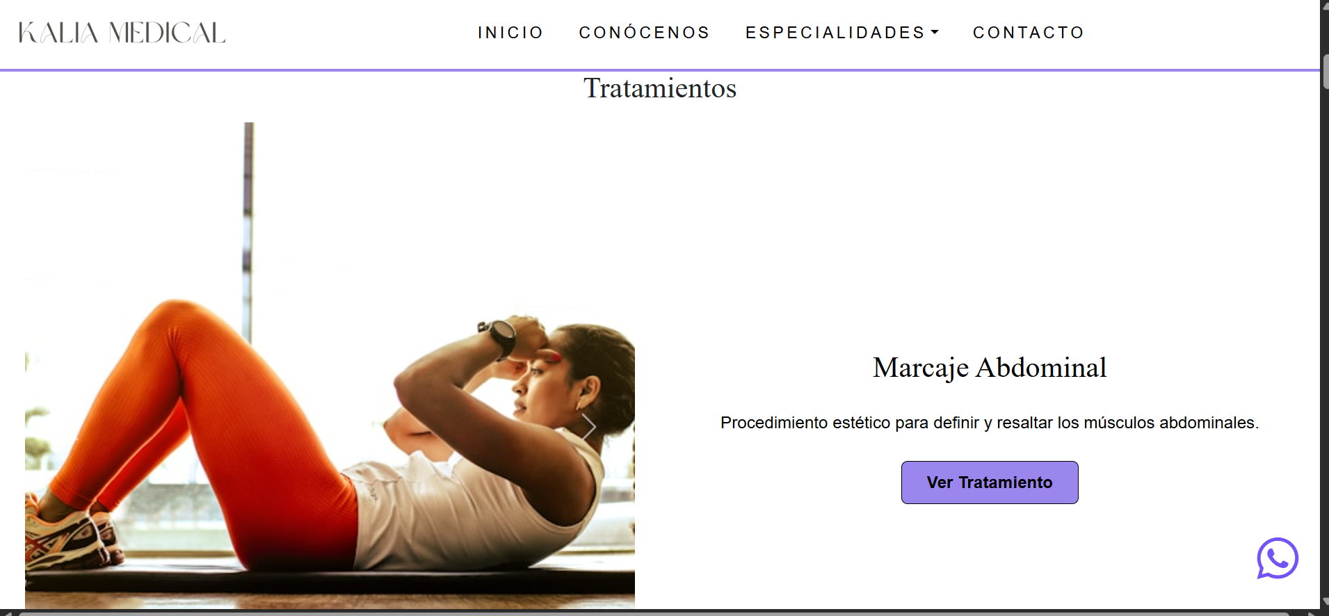 Landing Page Corporativa - Sección 3